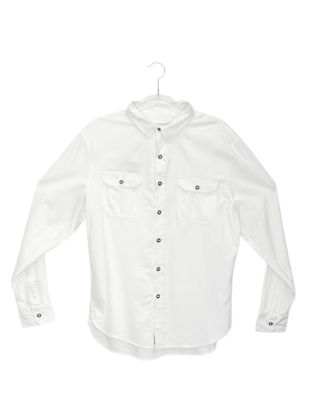 JACHS White Cotton Button-Up Shirt Men’s Size Medium Long Sleeve jachs New NWT